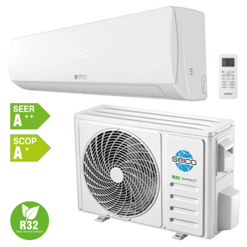 Ar condicionado 12000 BTU A++ Interior+Exterior - SEICO